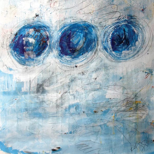 Kent Youngstrom: Blue Circles by Kent Youngstrom
