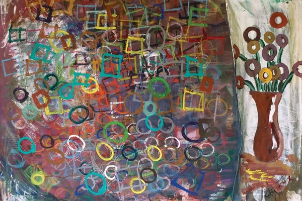 Squares With Concentric Circles Collection: Circles And Squares by Kent Youngstrom