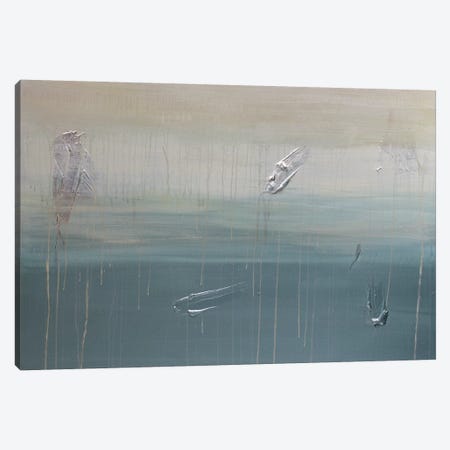 Lilli Pads And Last Night's Rain Canvas Print #KYO208} by Kent Youngstrom Art Print