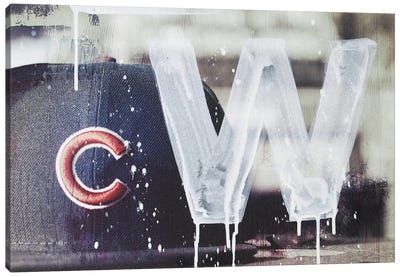 Cubs Win Canvas Art Print - Sporty Dad