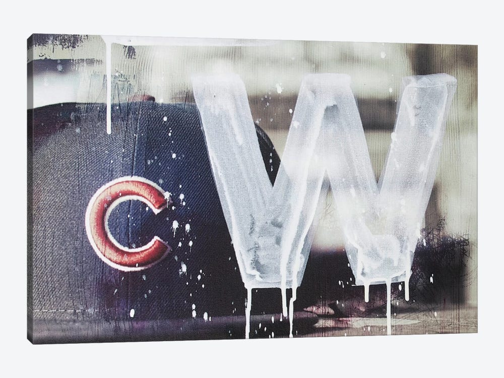 Cubs Win by Kent Youngstrom 1-piece Art Print