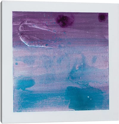 Purple Sunset II Canvas Art Print - Purple Abstract Art