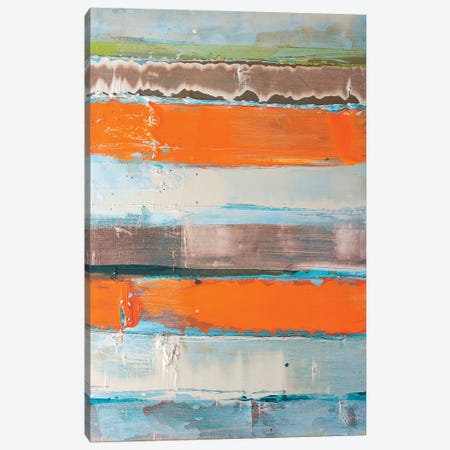 Orange Is The New Stripe's Cellmate Canvas Print #KYO247} by Kent Youngstrom Canvas Artwork