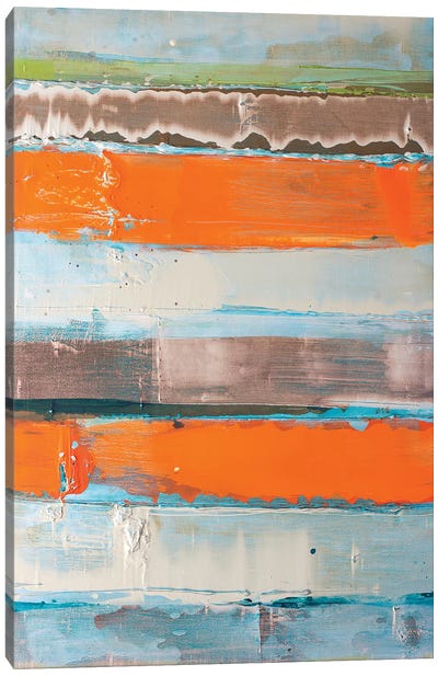 Orange Is The New Stripe's Cellmate Canvas Art Print - Fire & Ice
