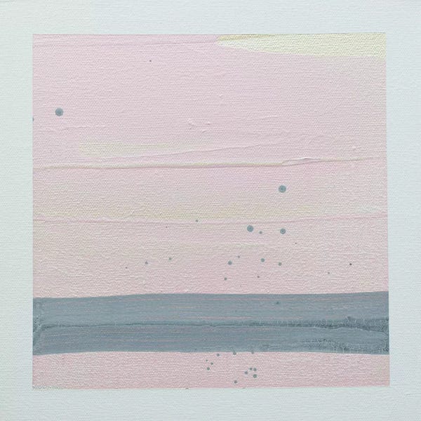 Minimalist Paintings: Pink Sunset II by Kent Youngstrom