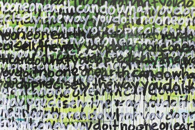 The Way You Do It, Green by Kent Youngstrom canvas print