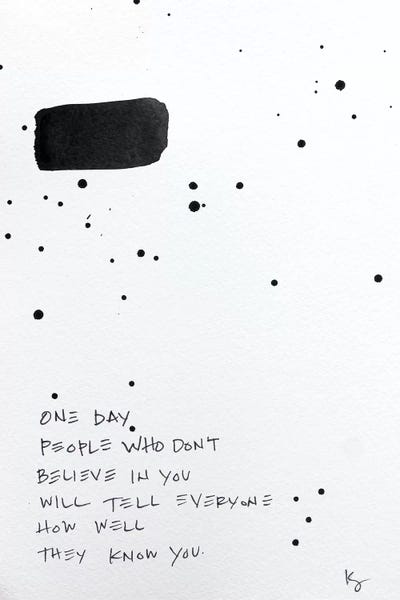 Black & White Minimalist Décor: One Day by Kent Youngstrom