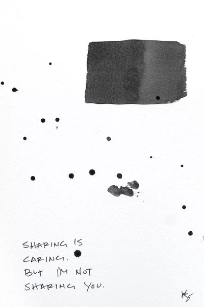 Minimalist Quotes: Sharing Is Caring by Kent Youngstrom