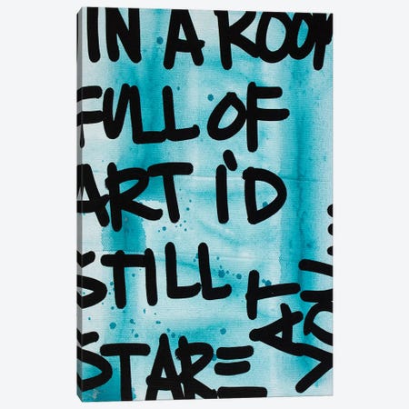 In A Room Blue Canvas Print #KYO377} by Kent Youngstrom Canvas Artwork