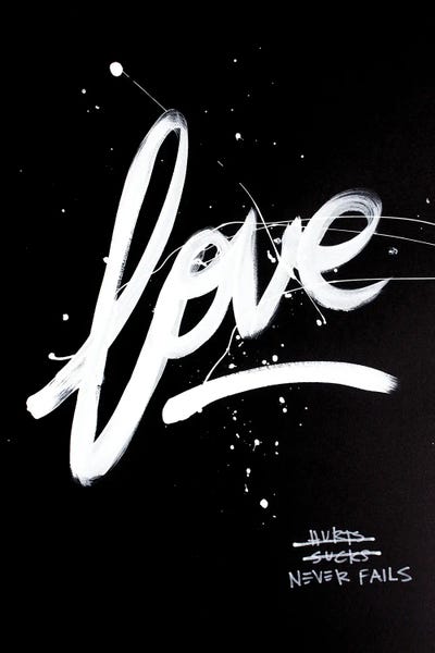 Kent Youngstrom: Love Never Fails Black II by Kent Youngstrom