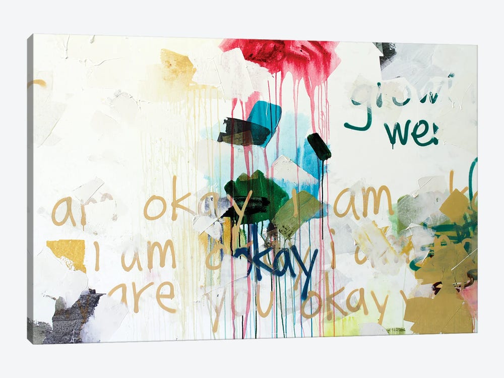 I Am Okay I by Kent Youngstrom 1-piece Canvas Wall Art