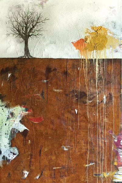 Effortless Earth Tone Abstracts: Deep by Kent Youngstrom