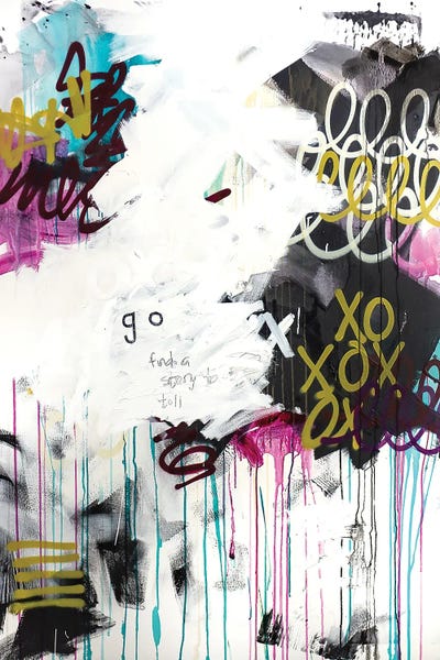 Go Find A Story by Kent Youngstrom framed canvas print