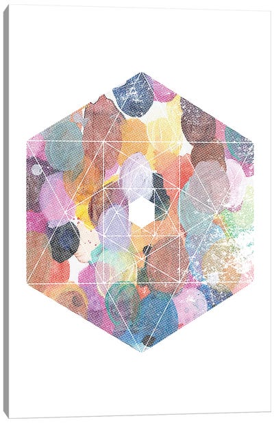 Diamond Canvas Art Print - Geometric Pop