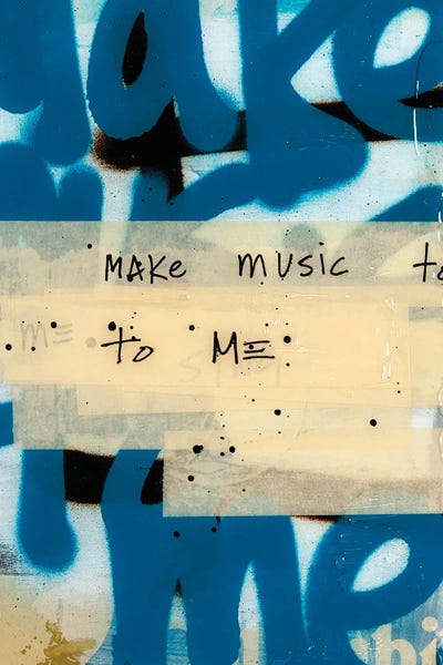 Make Music To Me by Kent Youngstrom framed canvas print