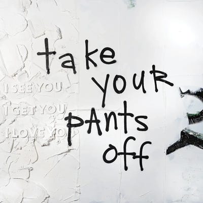 Kent Youngstrom - Steelpix Metal Wall Art: Take Your Pants Off by Kent Youngstrom