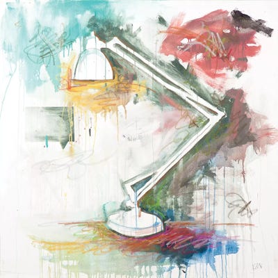 Lamp by Kent Youngstrom framed canvas print