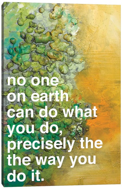 No One II Canvas Art Print - Motivational
