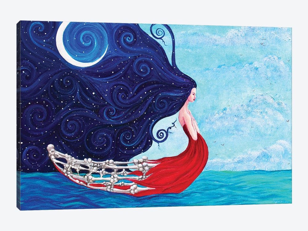 Sail Away by Kyra Wilson 1-piece Canvas Wall Art
