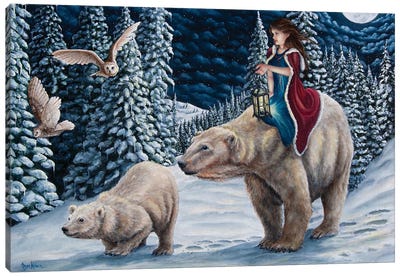 Sequor Canvas Art Print - Polar Bear Art