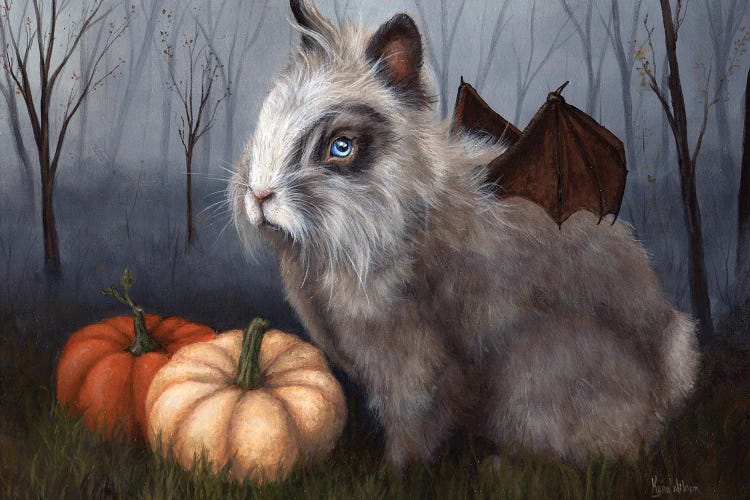 Bat Hare Day by Kyra Wilson wall art