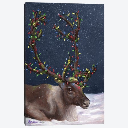 Reindeer II Canvas Print #KYR28} by Kyra Wilson Canvas Print