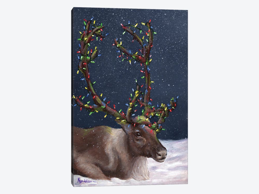 Reindeer II by Kyra Wilson 1-piece Art Print