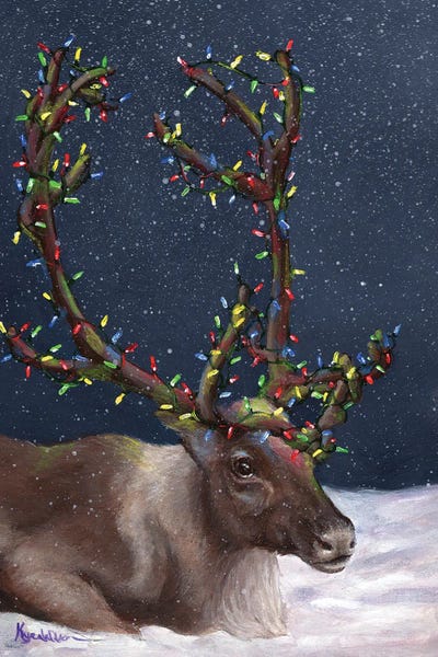 Christmas Animals: Reindeer II by Kyra Wilson