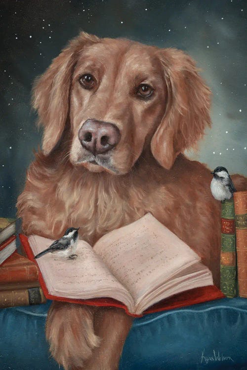 Book Break by Kyra Wilson wall art