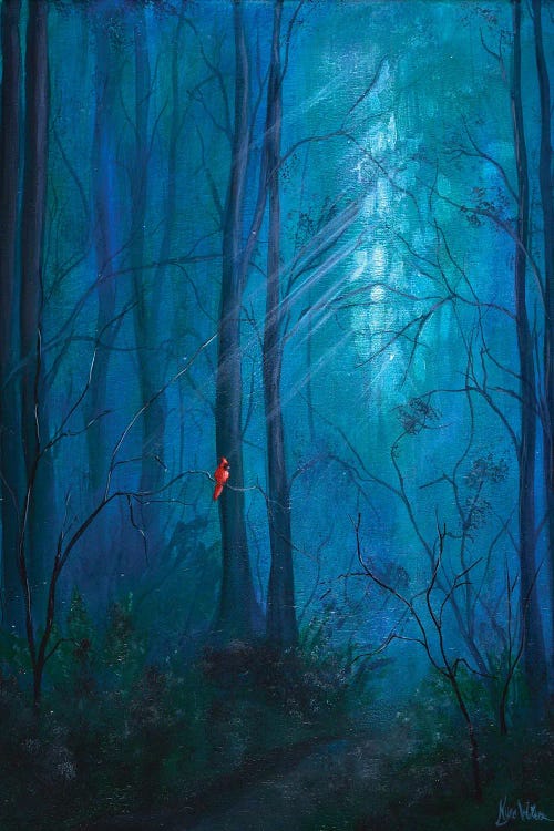 Forest Cardinal by Kyra Wilson wall art