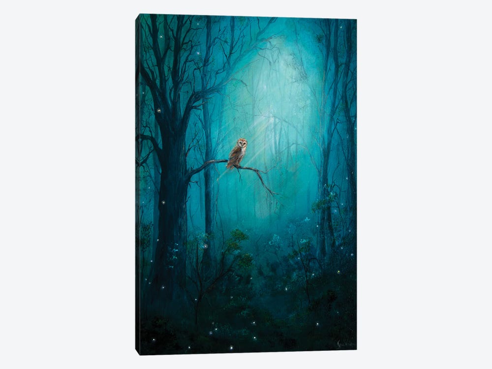 Forest Owl by Kyra Wilson 1-piece Canvas Art
