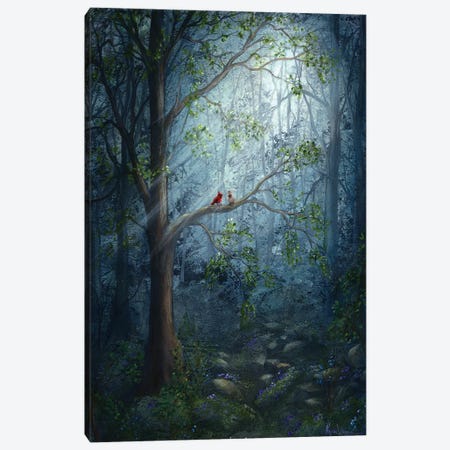 Forest Pair Canvas Print #KYR35} by Kyra Wilson Art Print