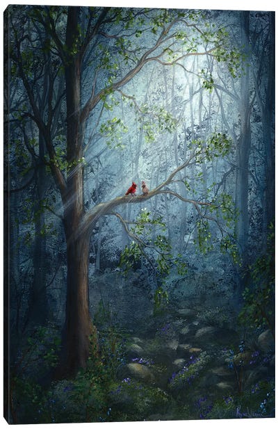 Forest Pair Canvas Art Print - Kyra Wilson