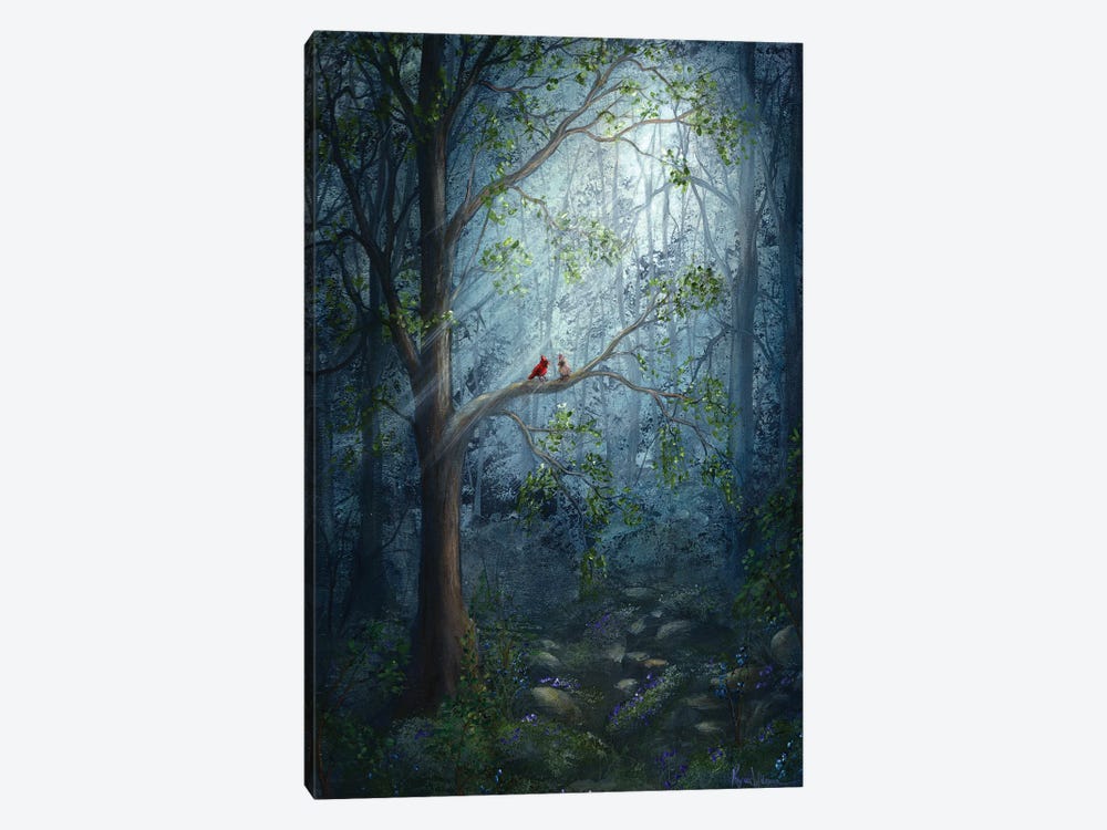 Forest Pair by Kyra Wilson 1-piece Canvas Art Print