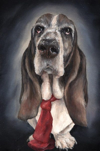 Office Humor: Hound Dog by Kyra Wilson