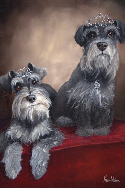 Princesses by Kyra Wilson metal wall art