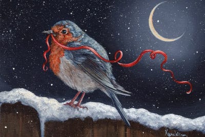 Red Ribbon by Kyra Wilson canvas print