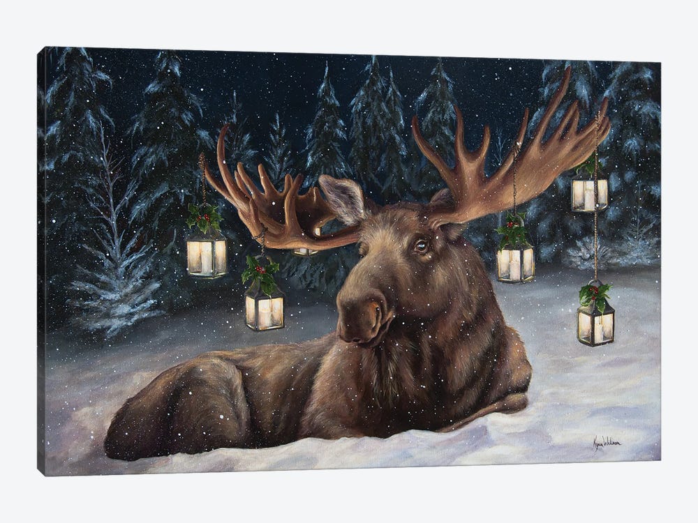 Northern Lights by Kyra Wilson 1-piece Canvas Art Print