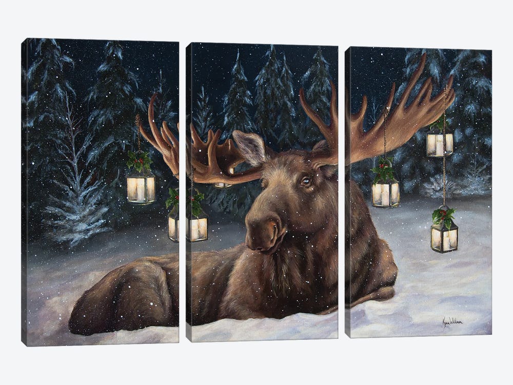 Northern Lights by Kyra Wilson 3-piece Canvas Art Print