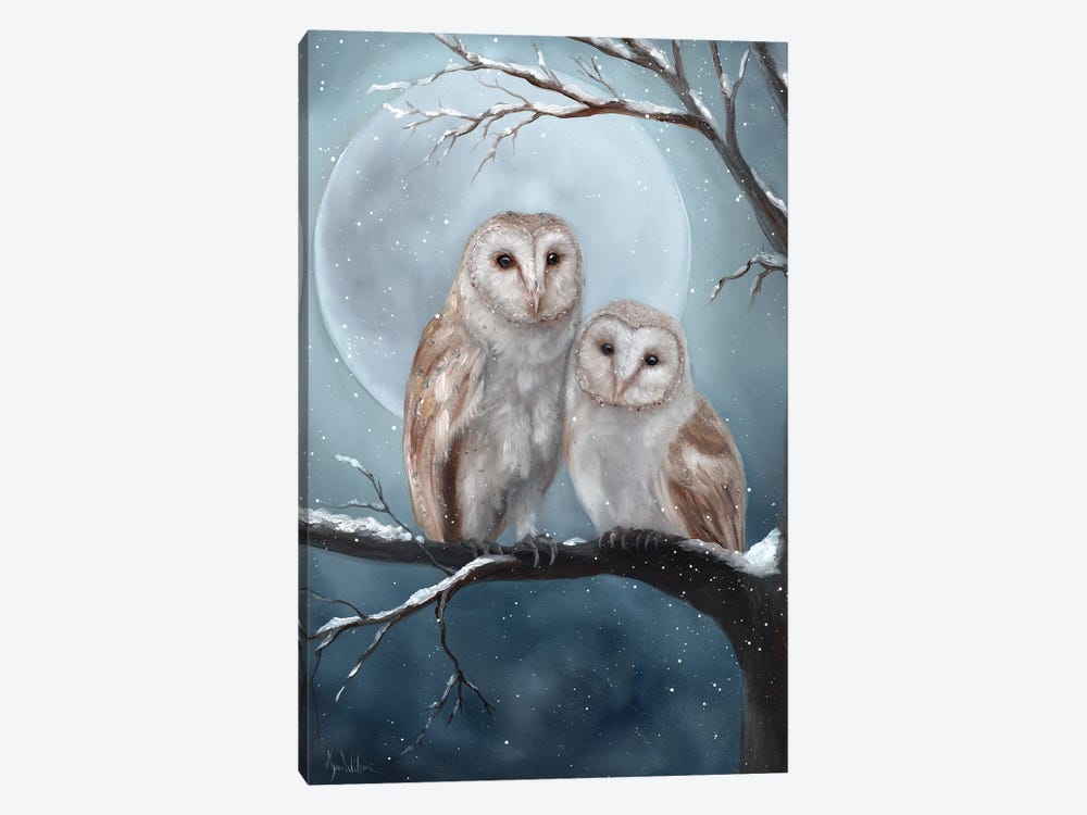 Two Owl'Clock by Kyra Wilson 1-piece Art Print