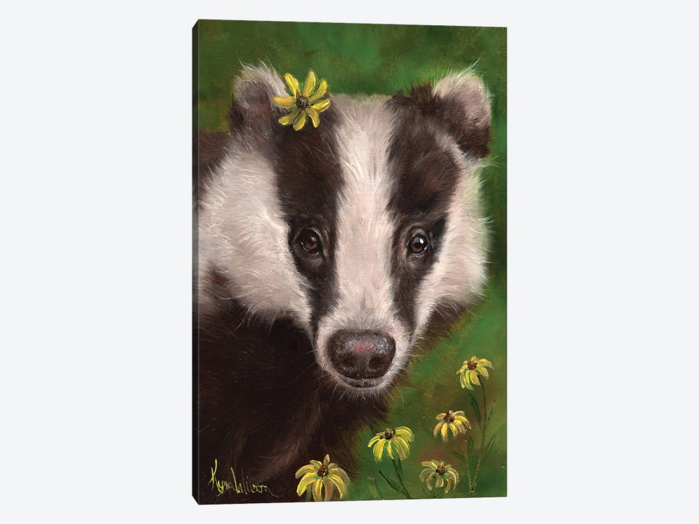 Badger by Kyra Wilson 1-piece Art Print