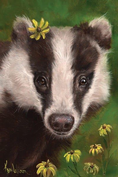 Daisies: Badger by Kyra Wilson