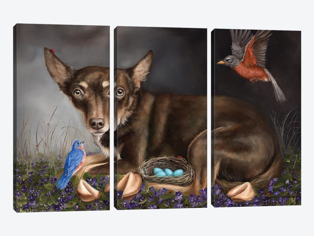In Passing by Kyra Wilson 3-piece Art Print