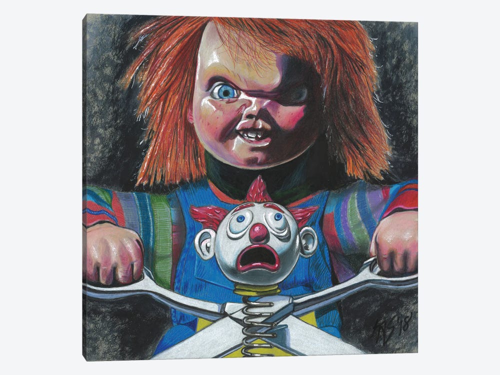 Chucky by Kathy Sullivan 1-piece Canvas Artwork