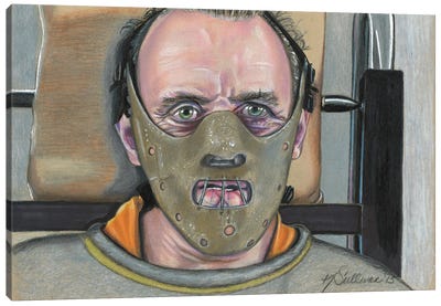Hannibal Lecter Canvas Art Print - Cinematic Gallery