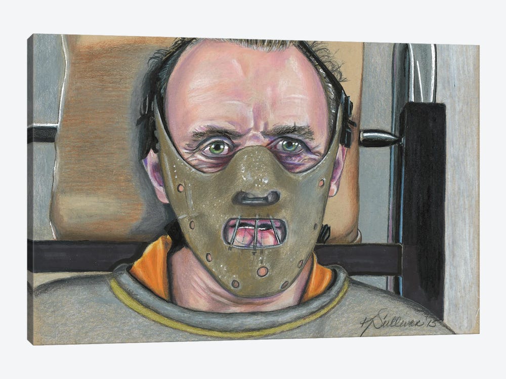 Hannibal Lecter by Kathy Sullivan 1-piece Canvas Wall Art