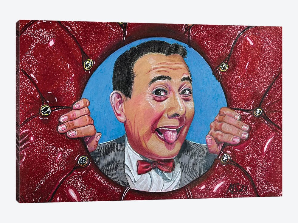 Pee Wee Herman by Kathy Sullivan 1-piece Canvas Art Print