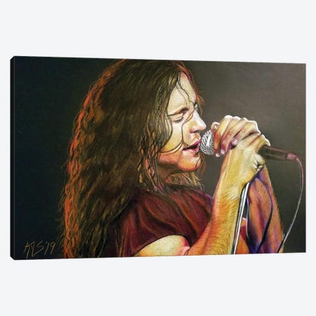 Eddie Vedder Canvas Print #KYS55} by Kathy Sullivan Canvas Art