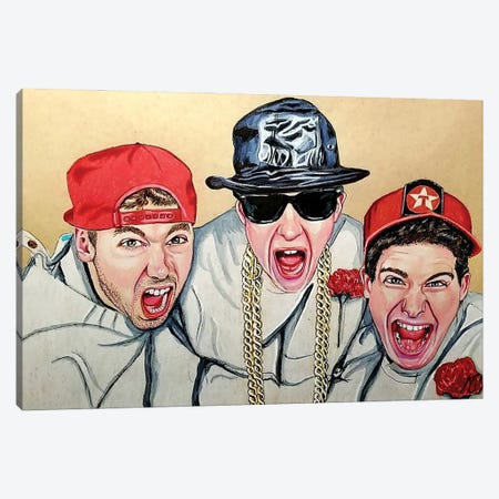 The Beastie Boys Canvas Print #KYS66} by Kathy Sullivan Art Print