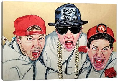 The Beastie Boys Canvas Art Print - Band Art